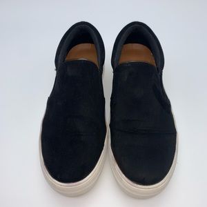 Candie’s Black Suede Slip-On Sneakers